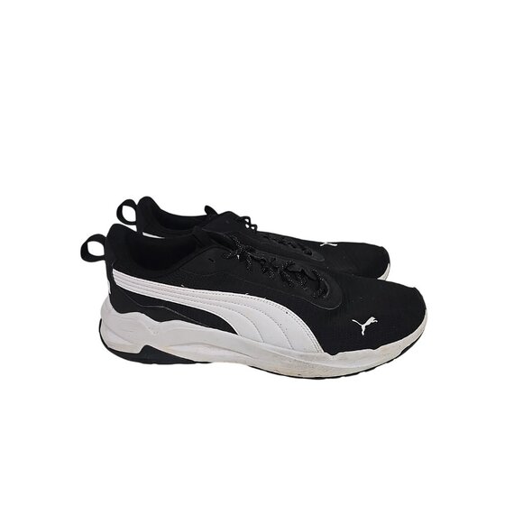 PUMA Men's ZIp C 397087-01 Athletic Running Shoe Black White Size 12M - Picture 2 of 8